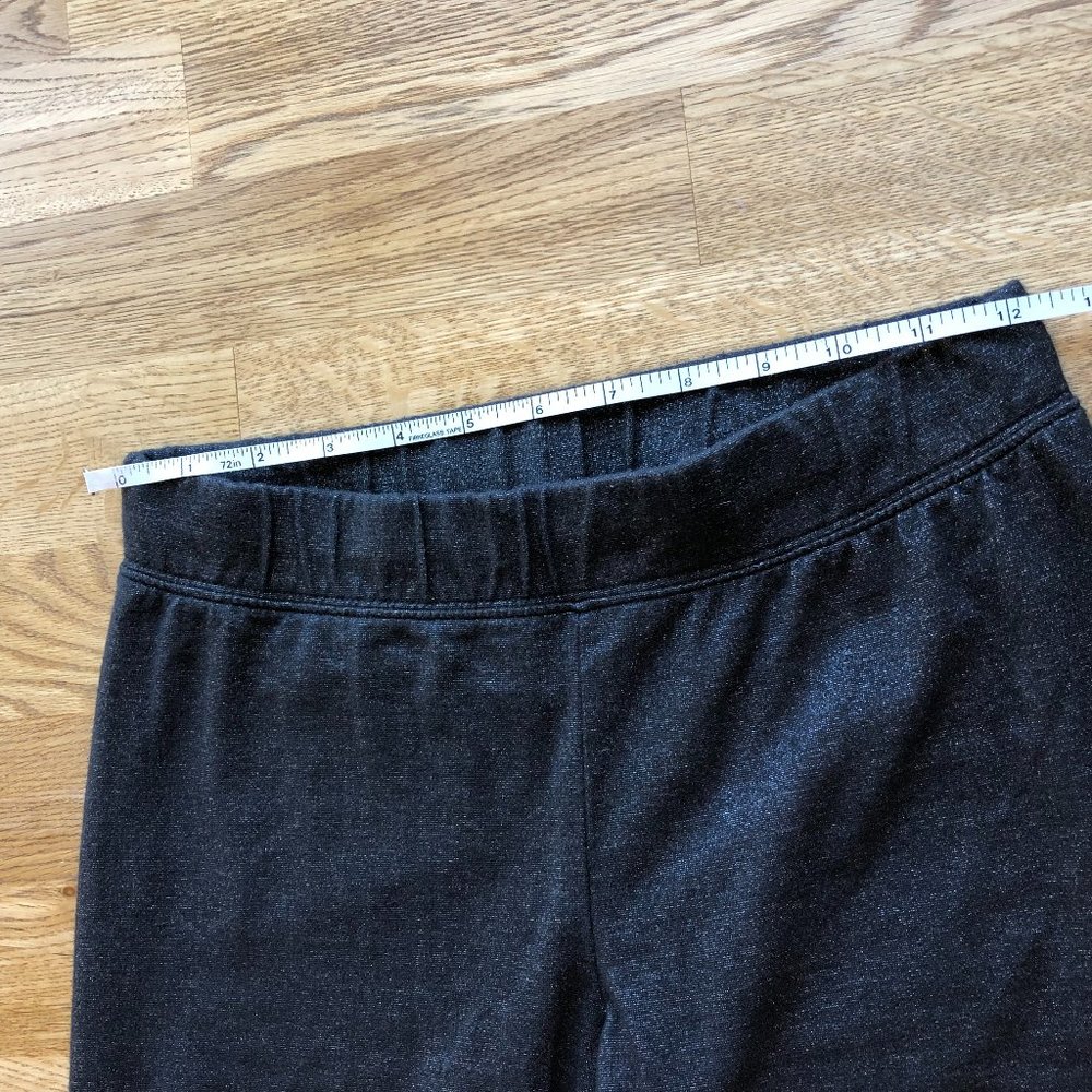 American Eagle Black Shimmer Leggings Hi Rise Medium - Picture 6 of 8